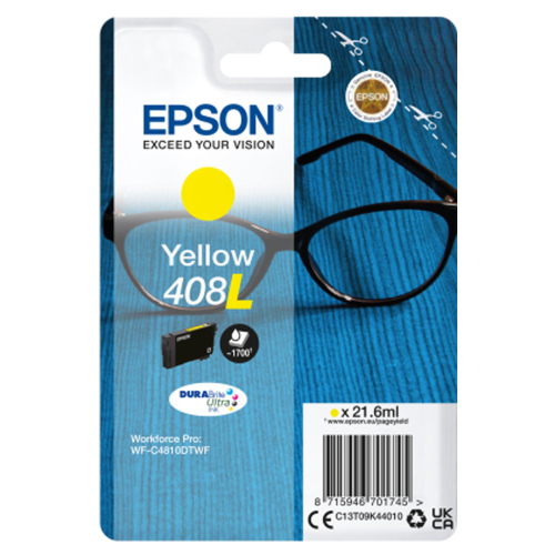 EPSON 408L CARTUCCIA SINGLEPACK DURABRITE ULTRA INK YELLOW